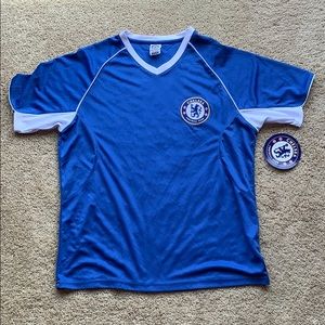 Chelsea FC warm up jersey.